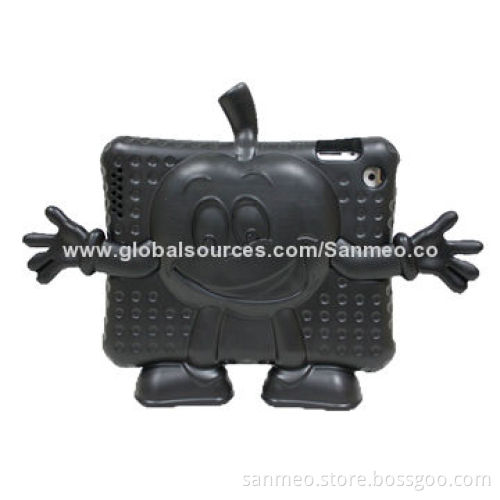 New Lovely 3D Cute Cartoon Children's Soft Thick Foam Standing Cover Case for iPad 2/3/4
